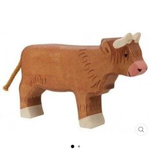 Holztiger Highland Cattle (Standing) Wooden Toy NWT